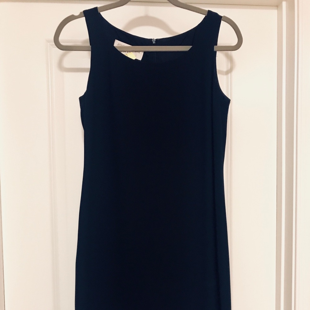 Black slip dress